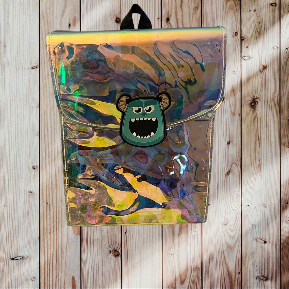 Disney Monster's Inc Holographic Backpack. NWOT